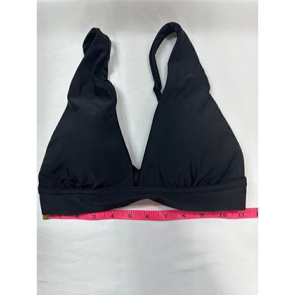 AERIE SWIMWEAR Women's Black back Strap Tie Swim Top Medium NWT - Picture 5 of 7